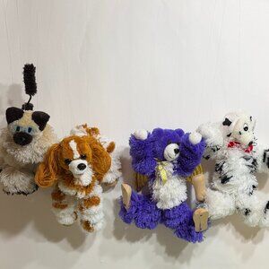Lot of 4 Marionette Walking String Puppets Yarn Kid's Play